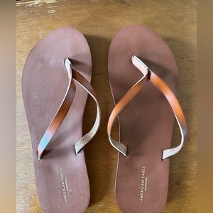 Women’s American eagle flip flops